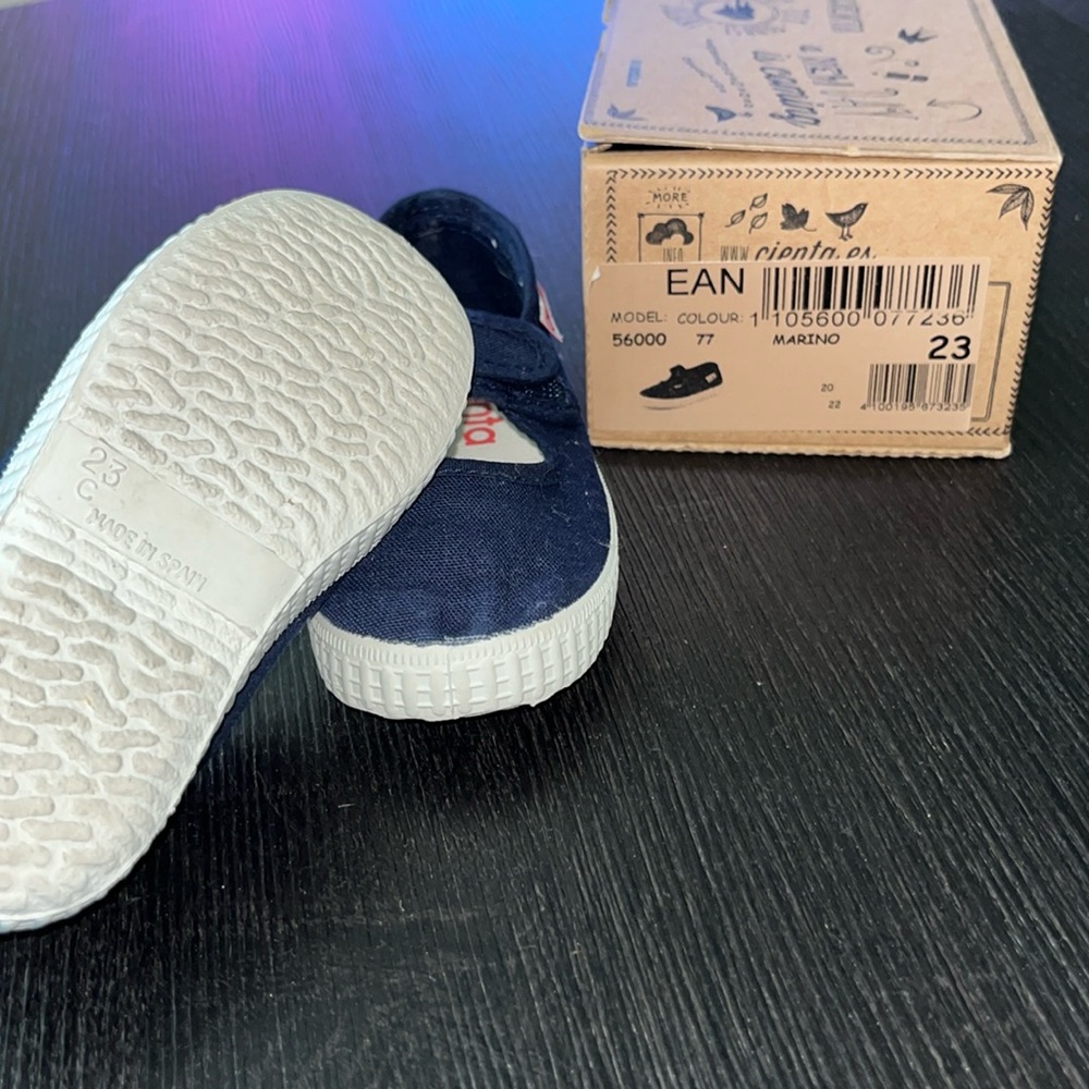 Cienta Navy Blue Kids Dress Shoes